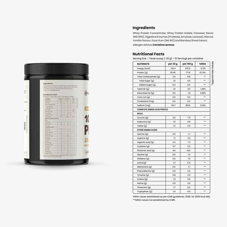 Healthifyme Whey Protein Blend Vanilla