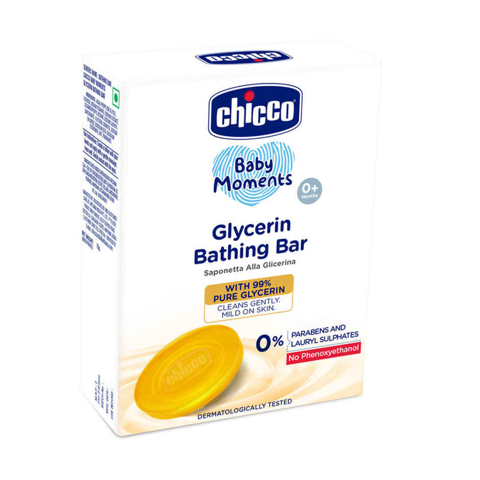 Chicco Baby Moments Glycerin Bathing Bar