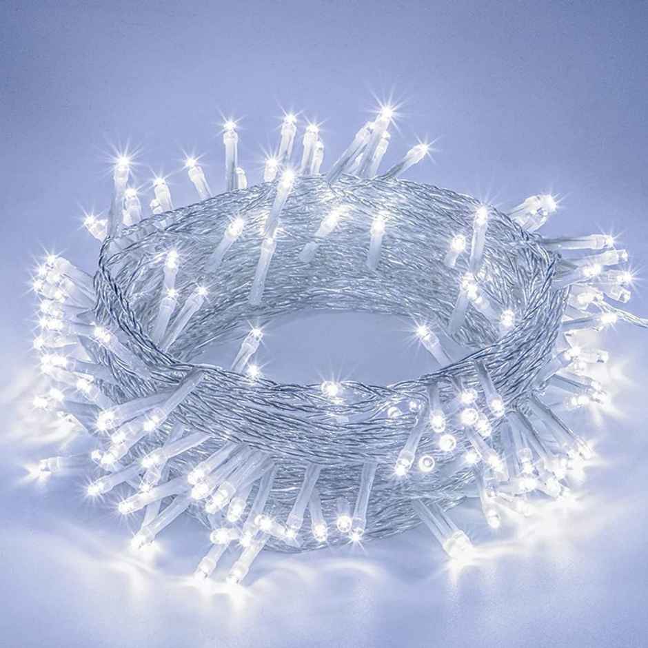 Desidiya Rice String Lights - 12 Meters White Pure And Bright Illumination For Weddings & Events