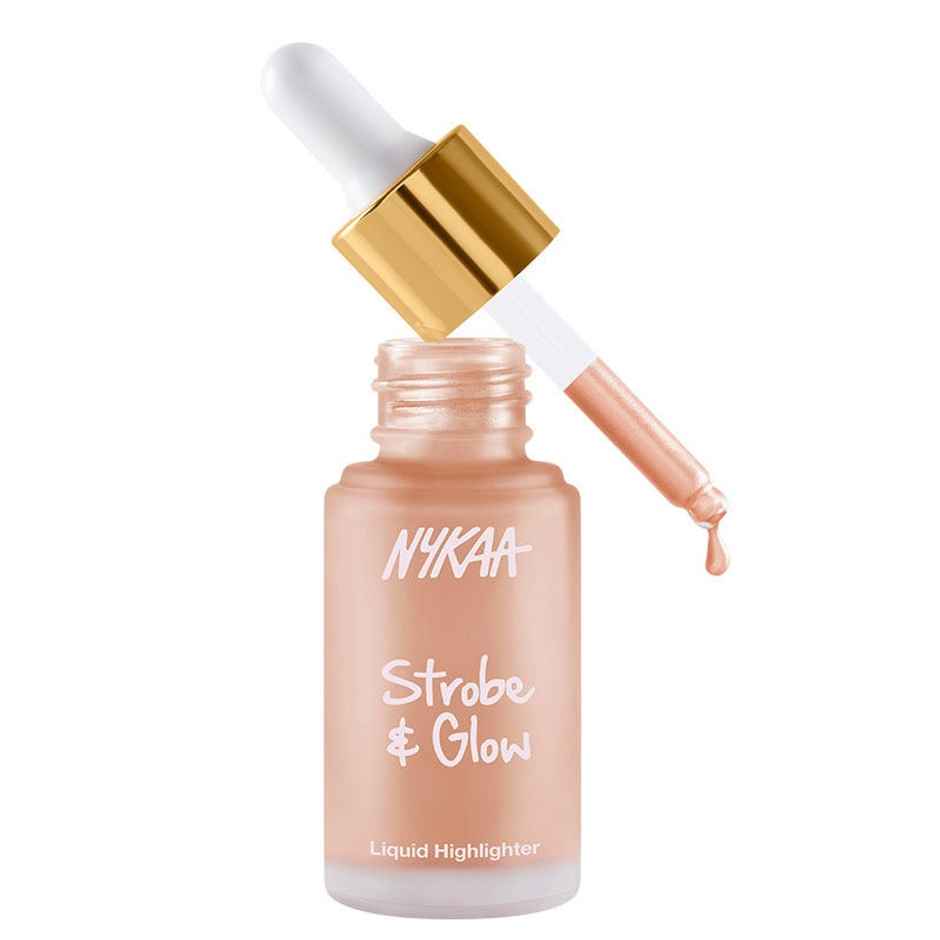 Nykaa Strobe & Glow Liquid Highlighter - Glazed Bronze