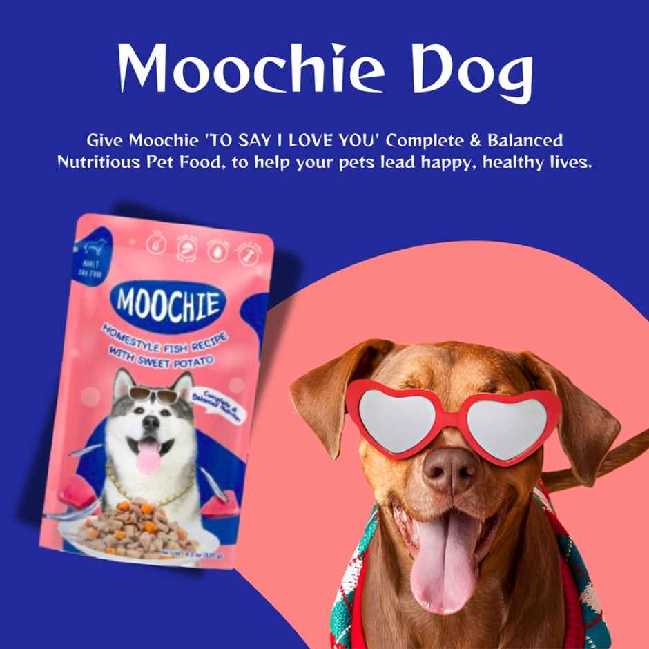 Moochie Dog Wet Gravy FOOD Homestyle With Fish And Sweet Potato