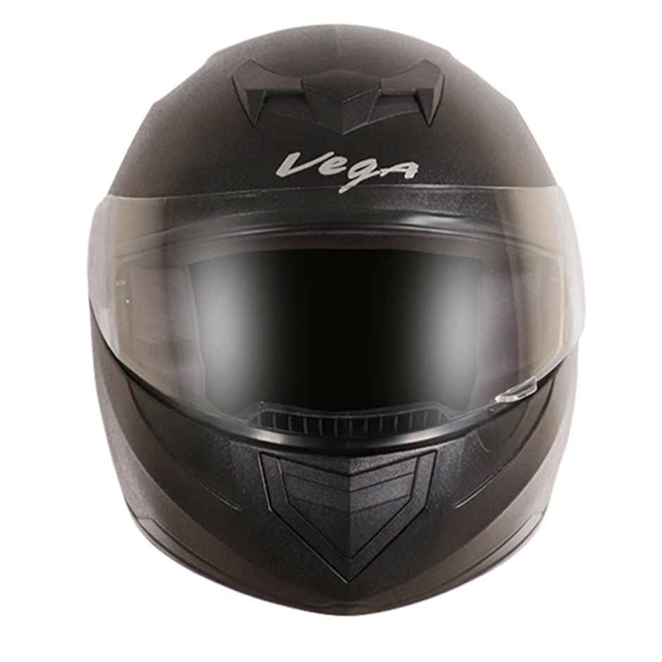 Vega Auto Edge Lightweight Full Face Helmet Black Helmet - M