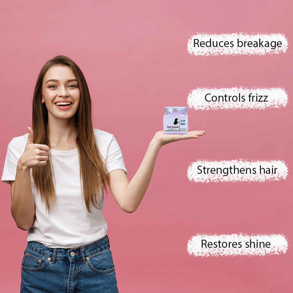 Jeva Keratin Hair Repair Spa Mask For Intense Damaged Dry Hair