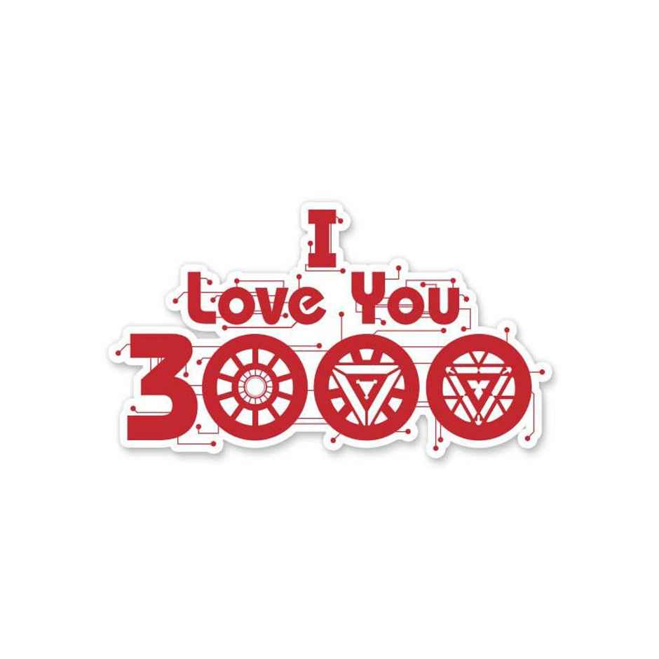 House Of Festivals I Love You 3000 - Marvel Official Sticker