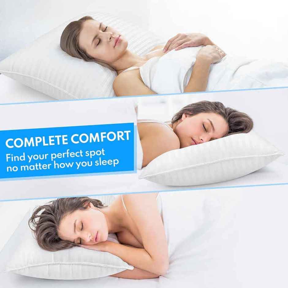 Florida Silverbell Super Soft Fluffy Sleeping Pillow with Microfiber Filling - 46 x 96 cm