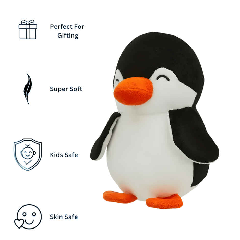Fablue Jam Penguine Plush Soft Toy Animal For Kids - 17 cm