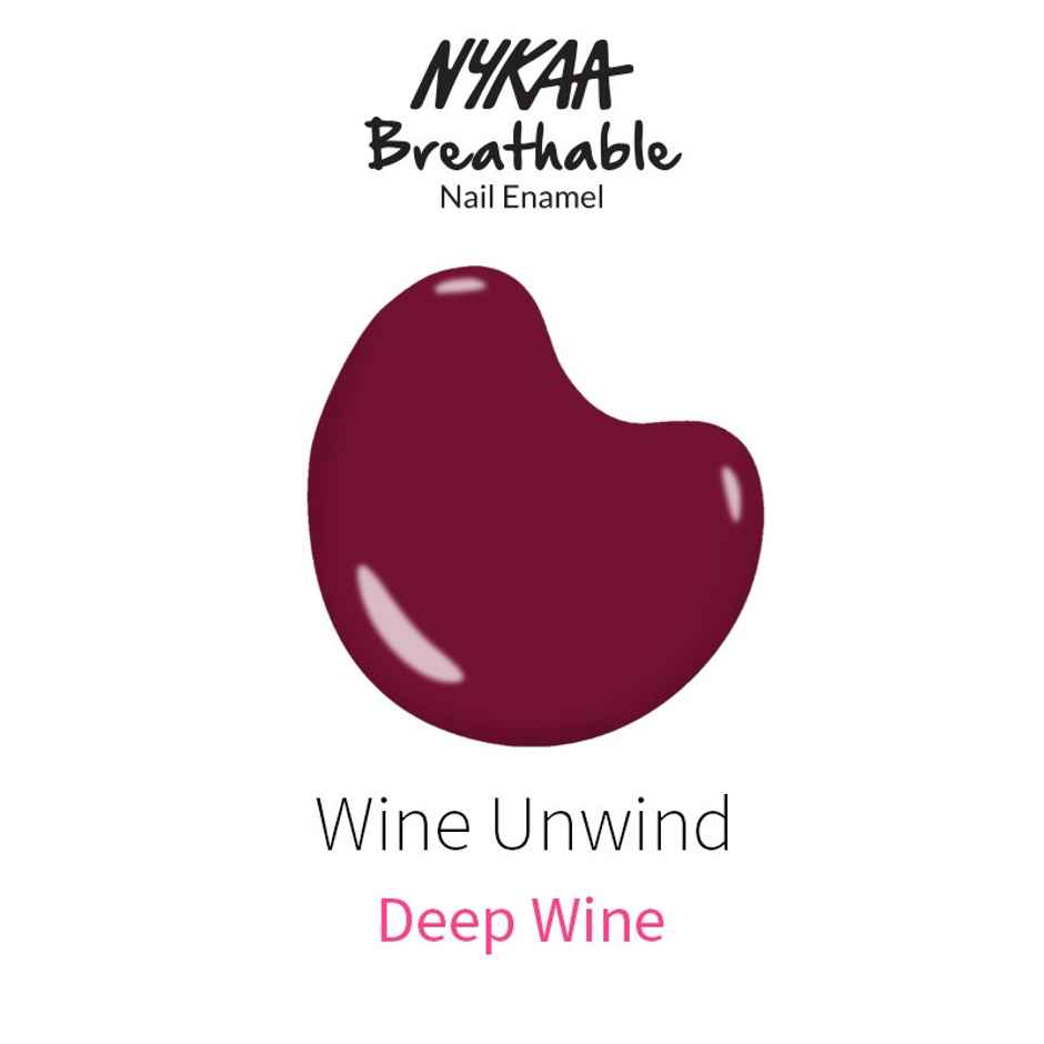 Nykaa Breathable Nail Enamel - Wine Unwind - 326