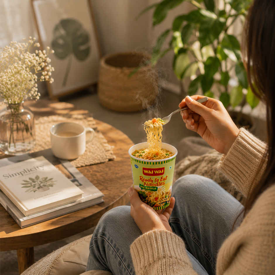 Wai Wai Ready To Eat Cup Noodles Veg