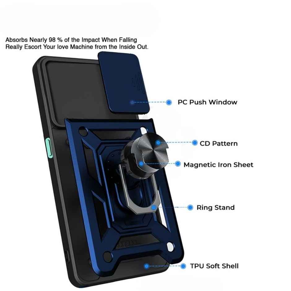 Kwine Case Oneplus 13R 5G Back Cover - Armor Case - Blue