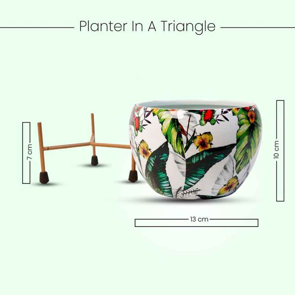 Peng Essentials Reva Home Dcor Vase With Stand I Desktop/Bedroom Corner Table/Home Decor Centepiec