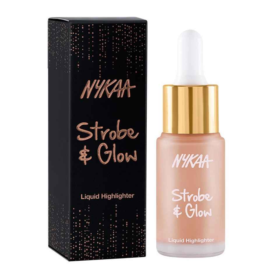 Nykaa Strobe & Glow Liquid Highlighter - Glazed Bronze