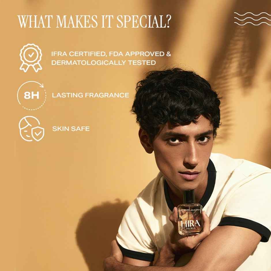 HIRA Off The Grid Eau De Perfume For Men | Earthy & Citrus Notes