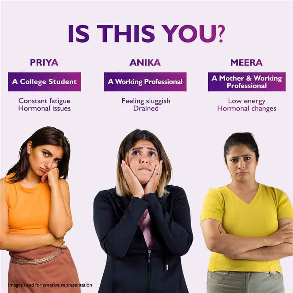 Siens By Dabur Multivitamin For Women, 32 Nutrients To Support Overall Health 30 Capsules