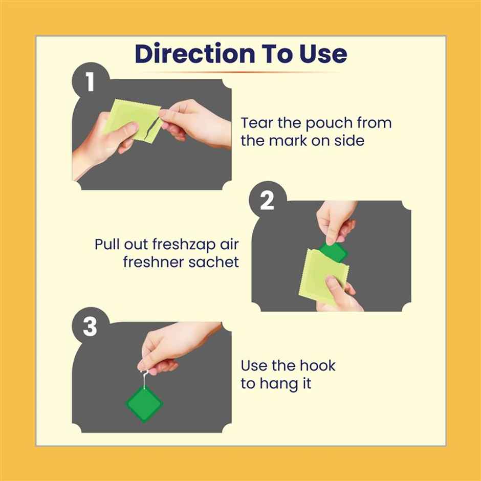 Freshzap Evergreen Breeze Gel Pocket