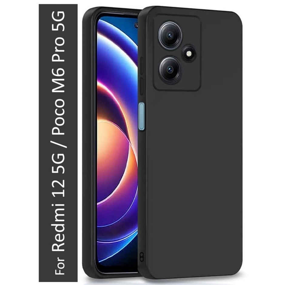Kwine Case Redmi 12 5G / Poco M6 Pro 5G Back Cover - Soft Silicone Case