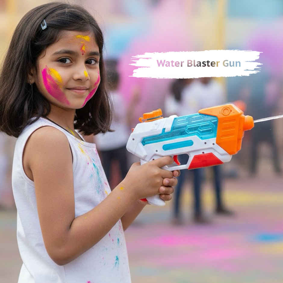 Storio Manual Water Gun for Kids | High Pressure Water Blaster | Summer Toy Rang Splash