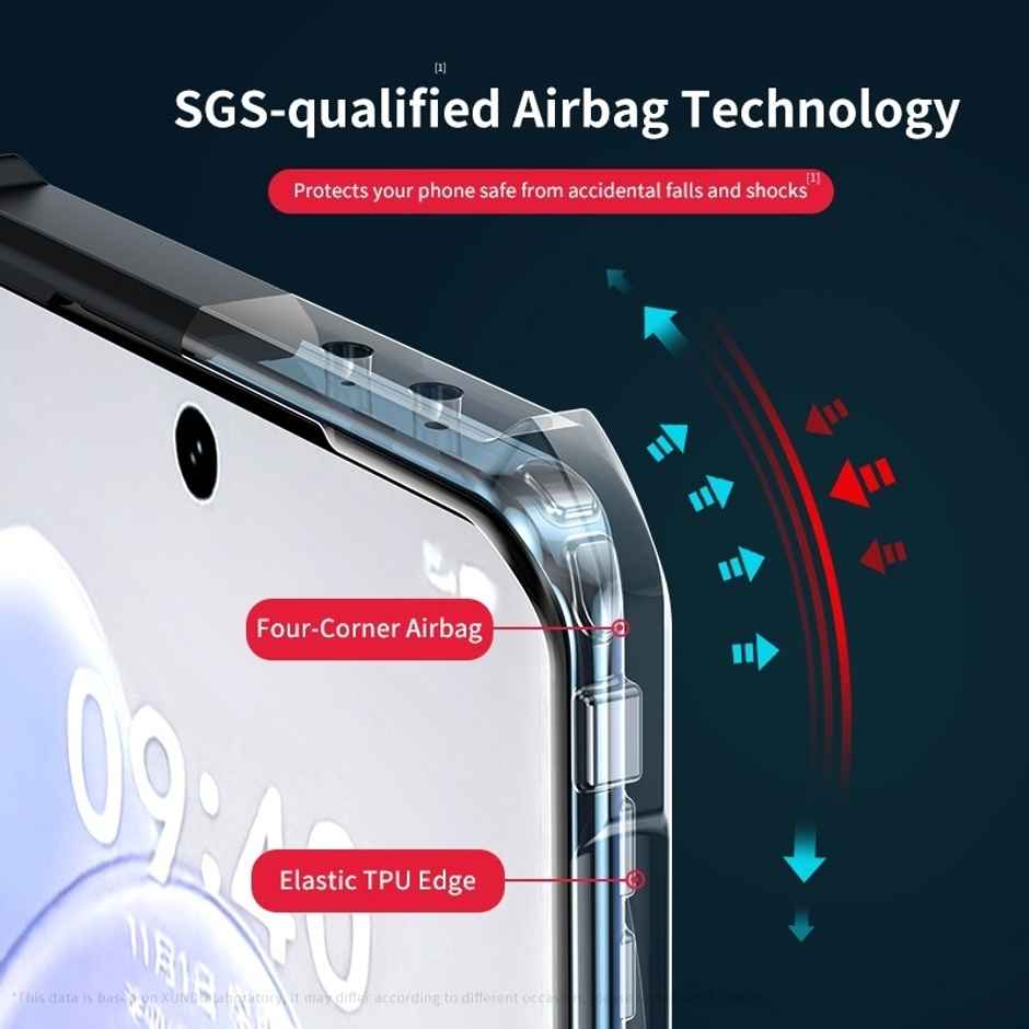 Kwine Case Redmi Note 10 / 10S Back Cover - Black Bordered Transparent Case