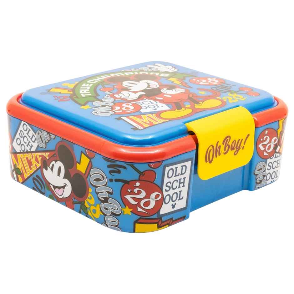 Striders Supreme Multi Compartment Sandwich Box Mickey True Champions