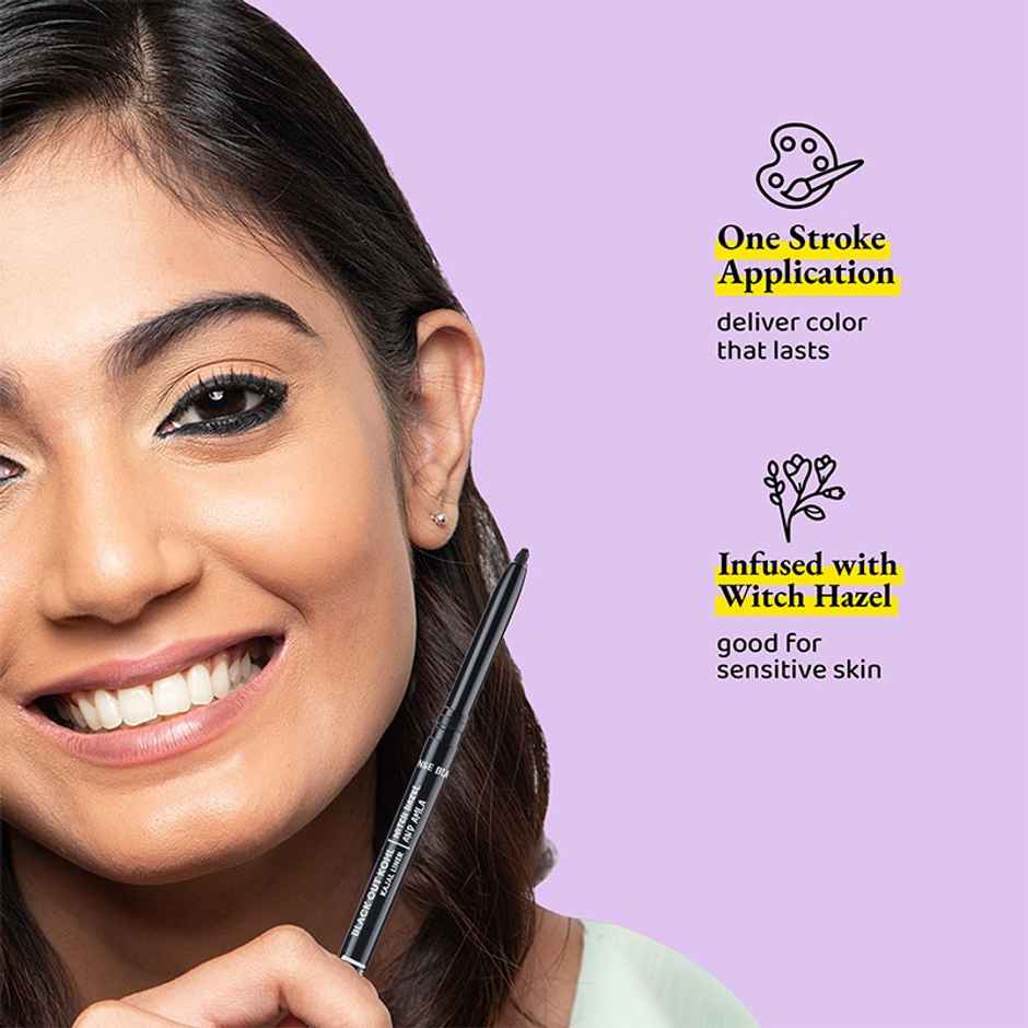 Elitty Black Out Kohl - Intense Black Kajal Smudge & Water Resistant Fade Proof