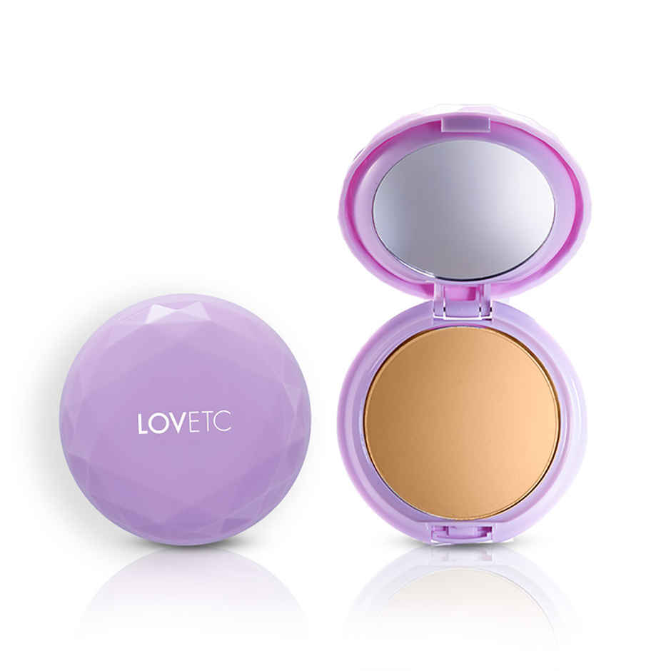 Lovetc Feather | Flirt | Etc Filter Finish Compact | Salted Caramel Tart - 9 g