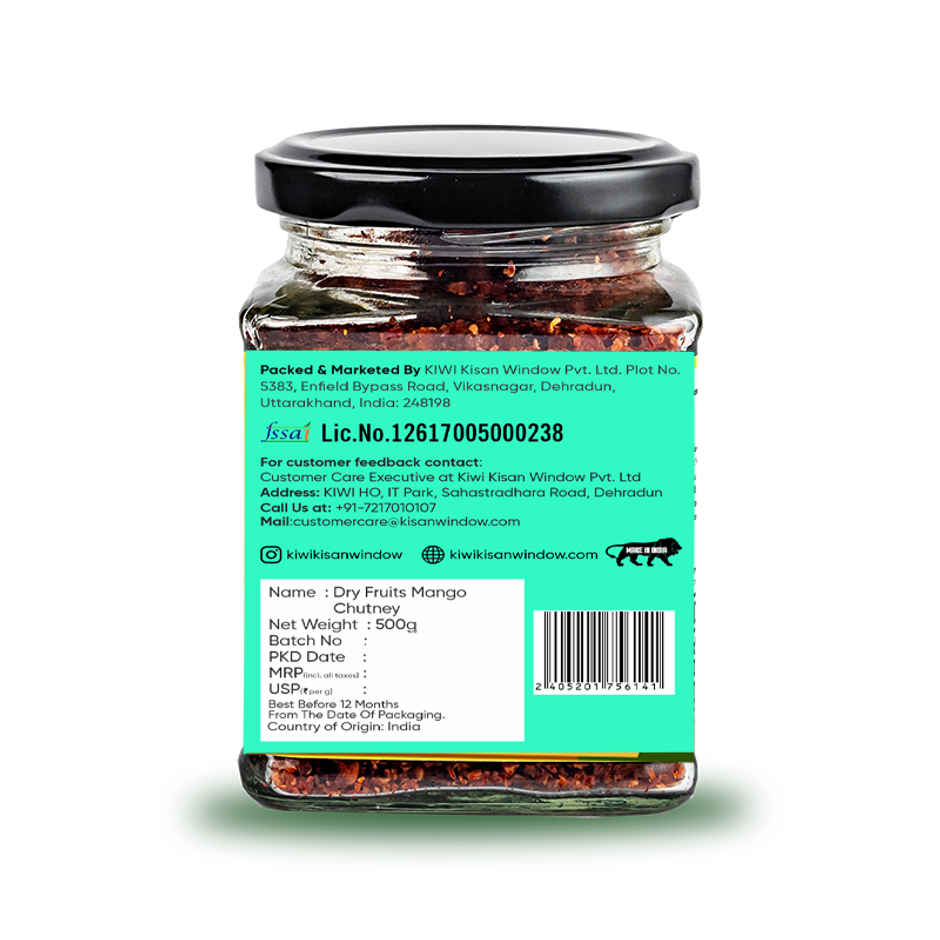 Kiwi Kisan Window Dry Fruits Mango Chutney