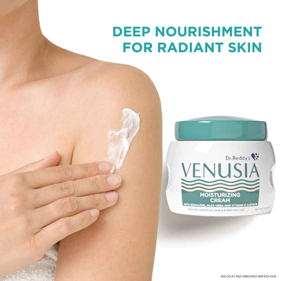 Venusia Dr Reddy's Moisturizing Cream Iibody & Face Cream With Aloe Vera
