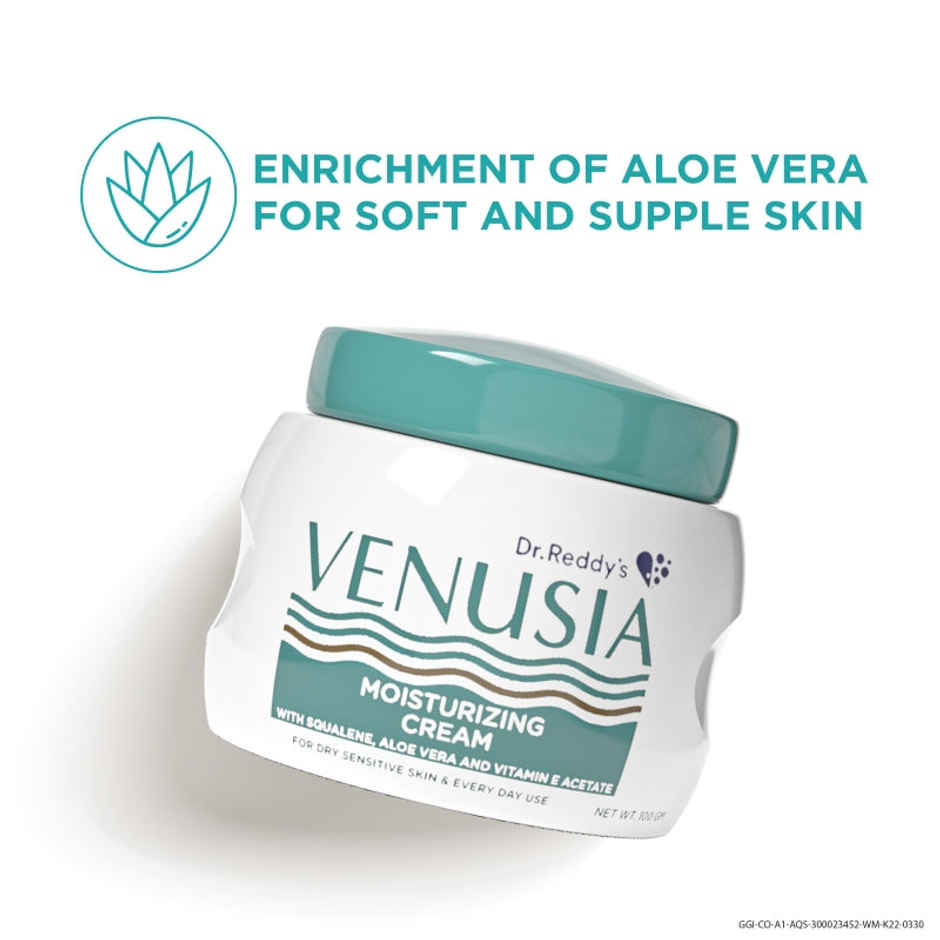 Venusia Dr Reddy's Moisturizing Cream Iibody & Face Cream With Aloe Vera