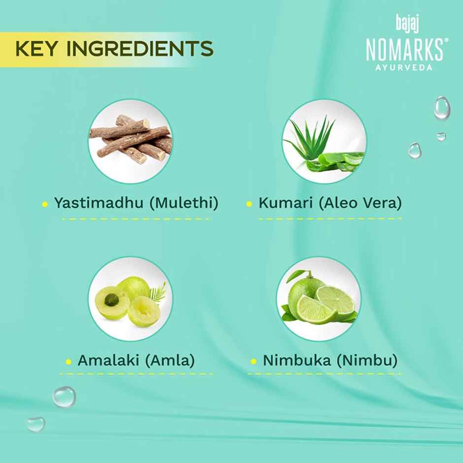 Bajaj Nomarks Ayurvedic Antimarks Cream for Oily Skin Enriched with Antioxidants