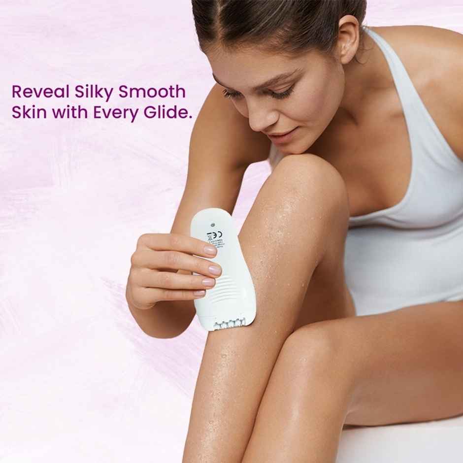 VGR V-722 2-in-1 Cordless Epilator & Shaver | Wet/dry Use | 35min Runtime | Pink