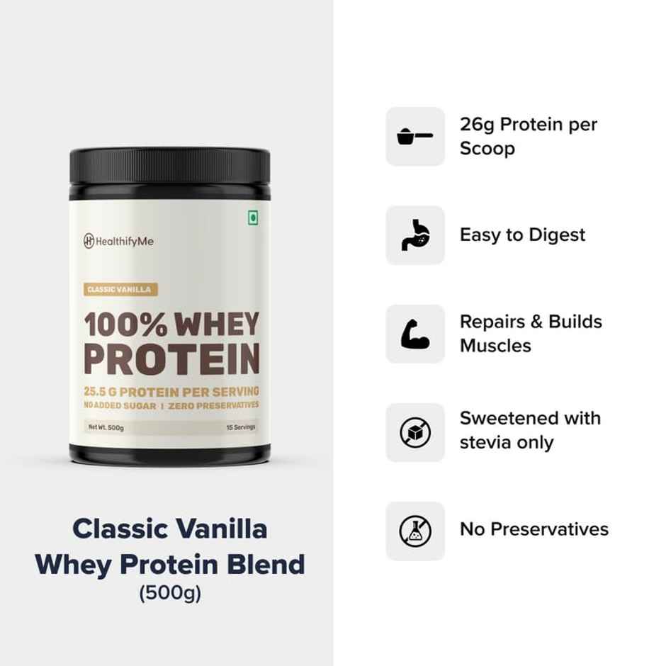 Healthifyme Whey Protein Blend Vanilla