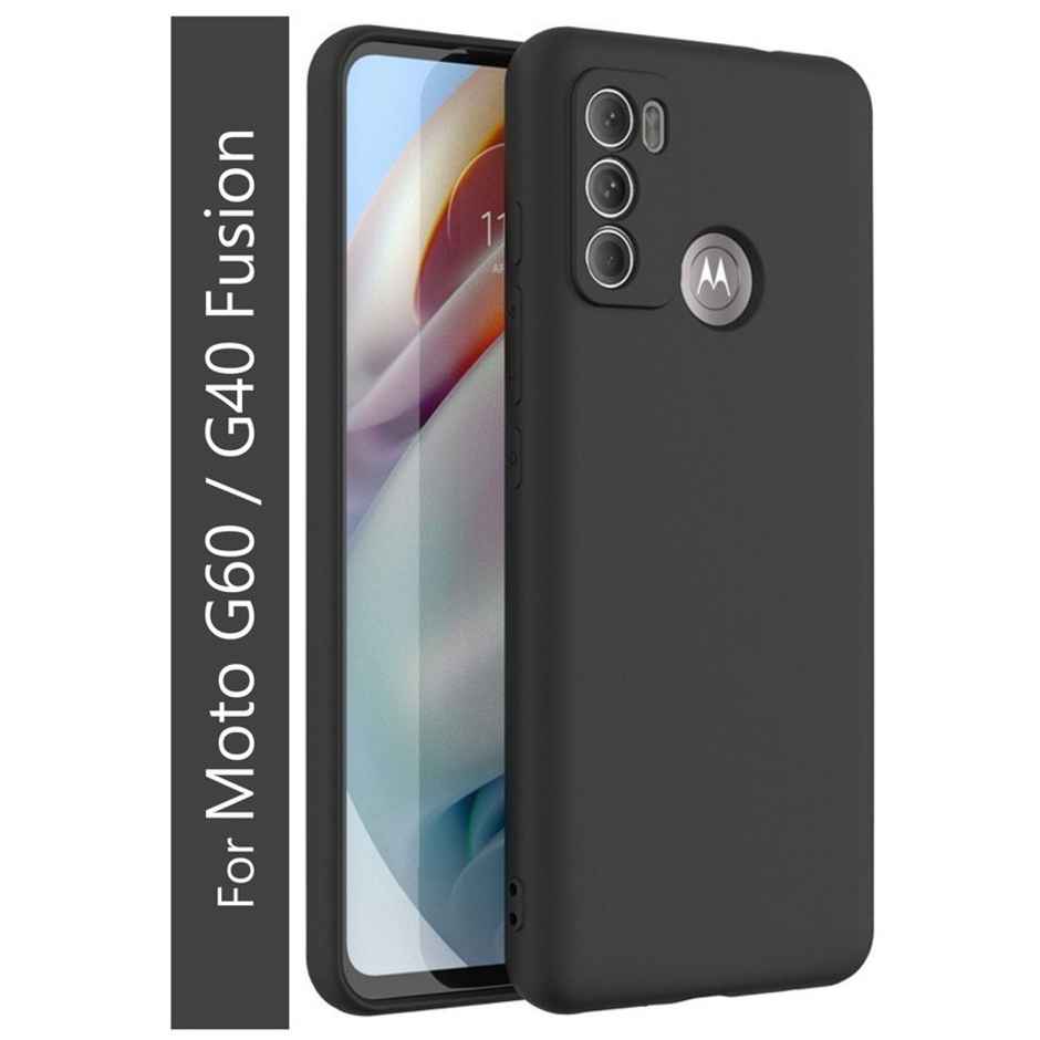 Kwine Case Motorola Moto G60 / Motorola Moto G40 Fusion Back Cover - Soft Silicone Case