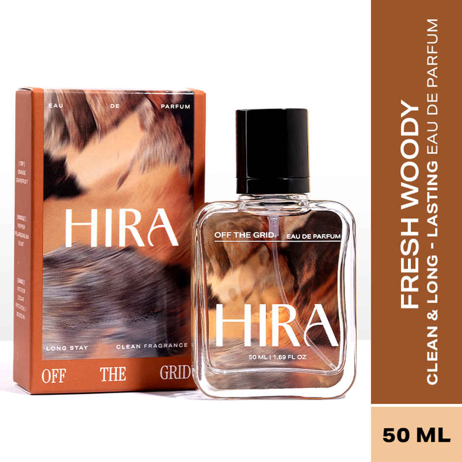 HIRA Off The Grid Eau De Perfume For Men | Earthy & Citrus Notes