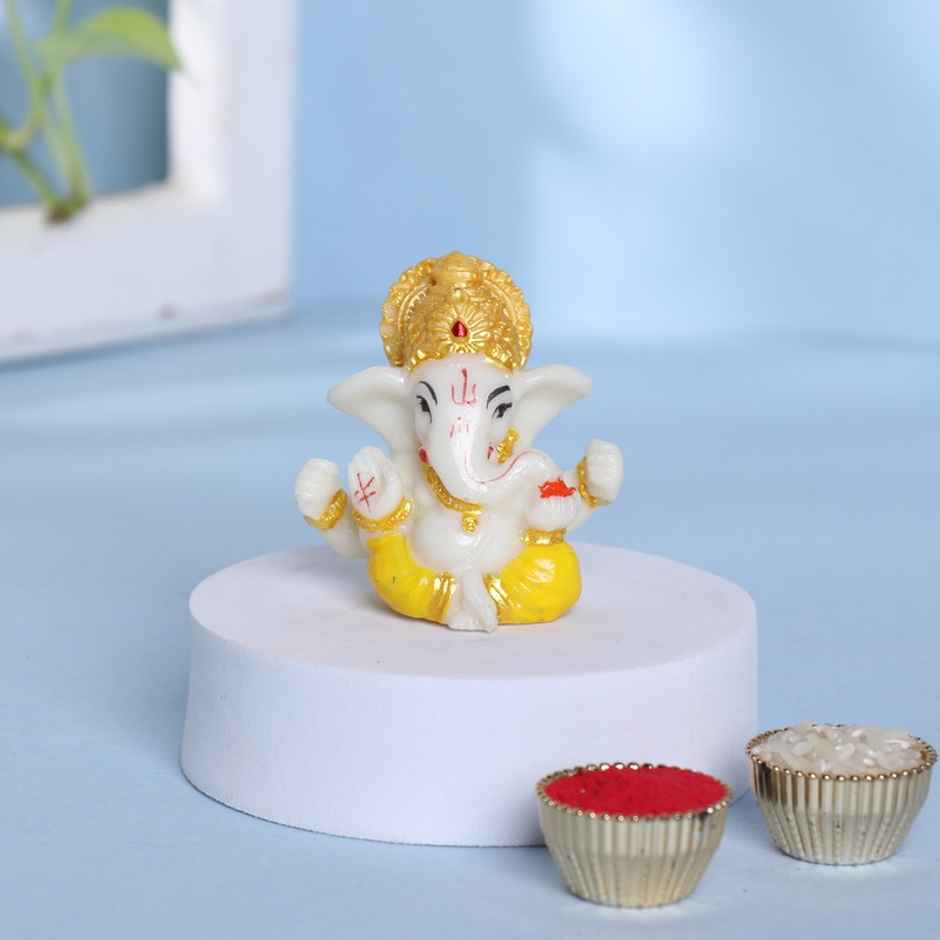 FlowerAura Om Bracelet With Ganesha Idol | Floweraura