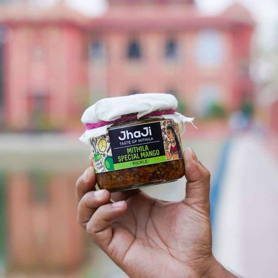 Jhaji Taste of Mithila Special Mango Pickle Bihari Aam ka Aacha