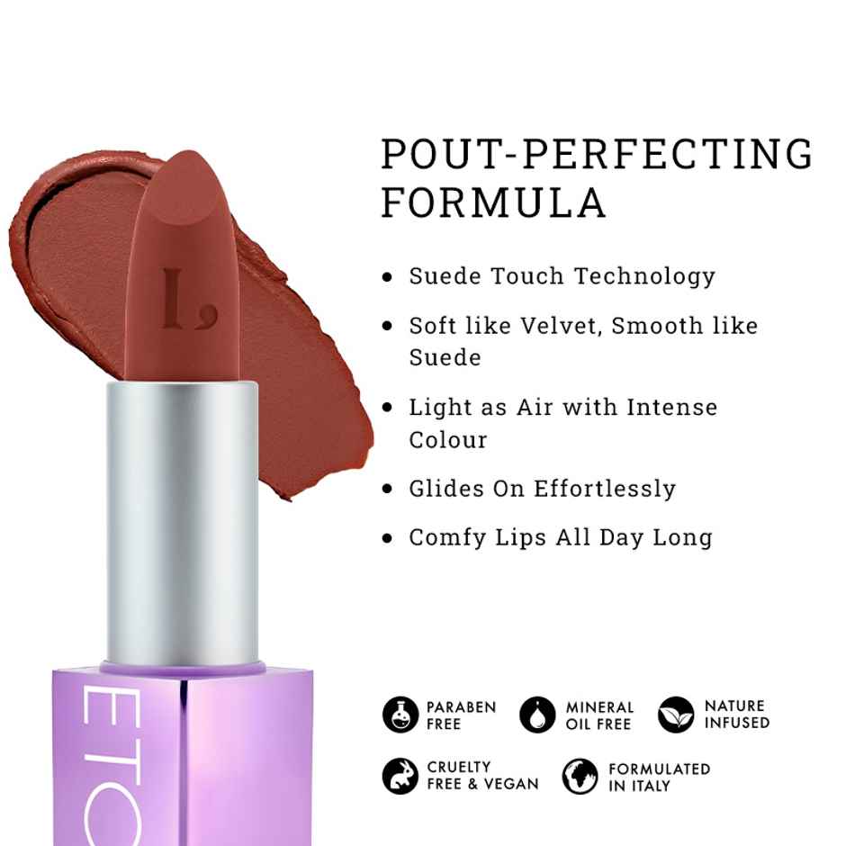 Lovetc Pout | Perfect | Etc High|Definition Matte Lipstick | Cozy Love