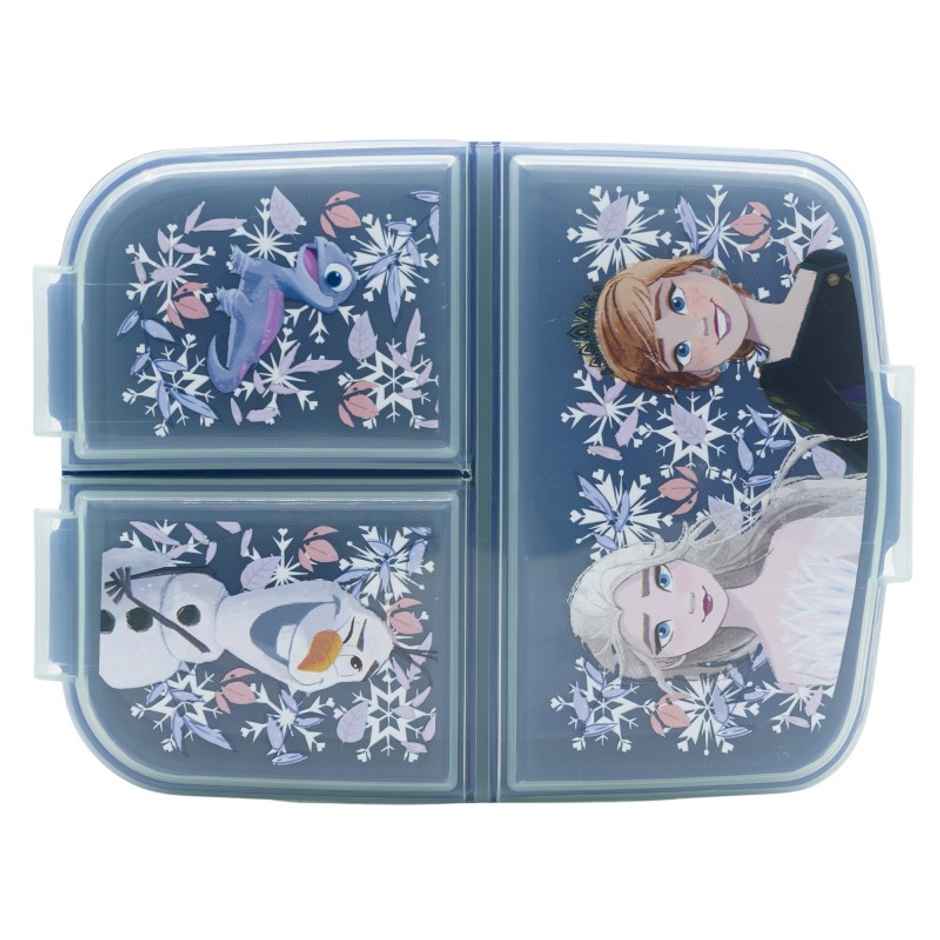 Striders Multi Compartment Rectangular Sandwich Box Frozen Snowy Tale | XL