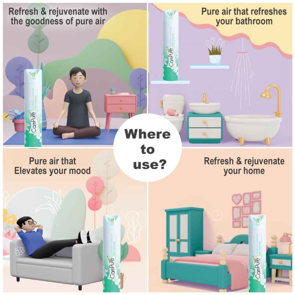 Campure Jasmine & Camphor Air Purifier