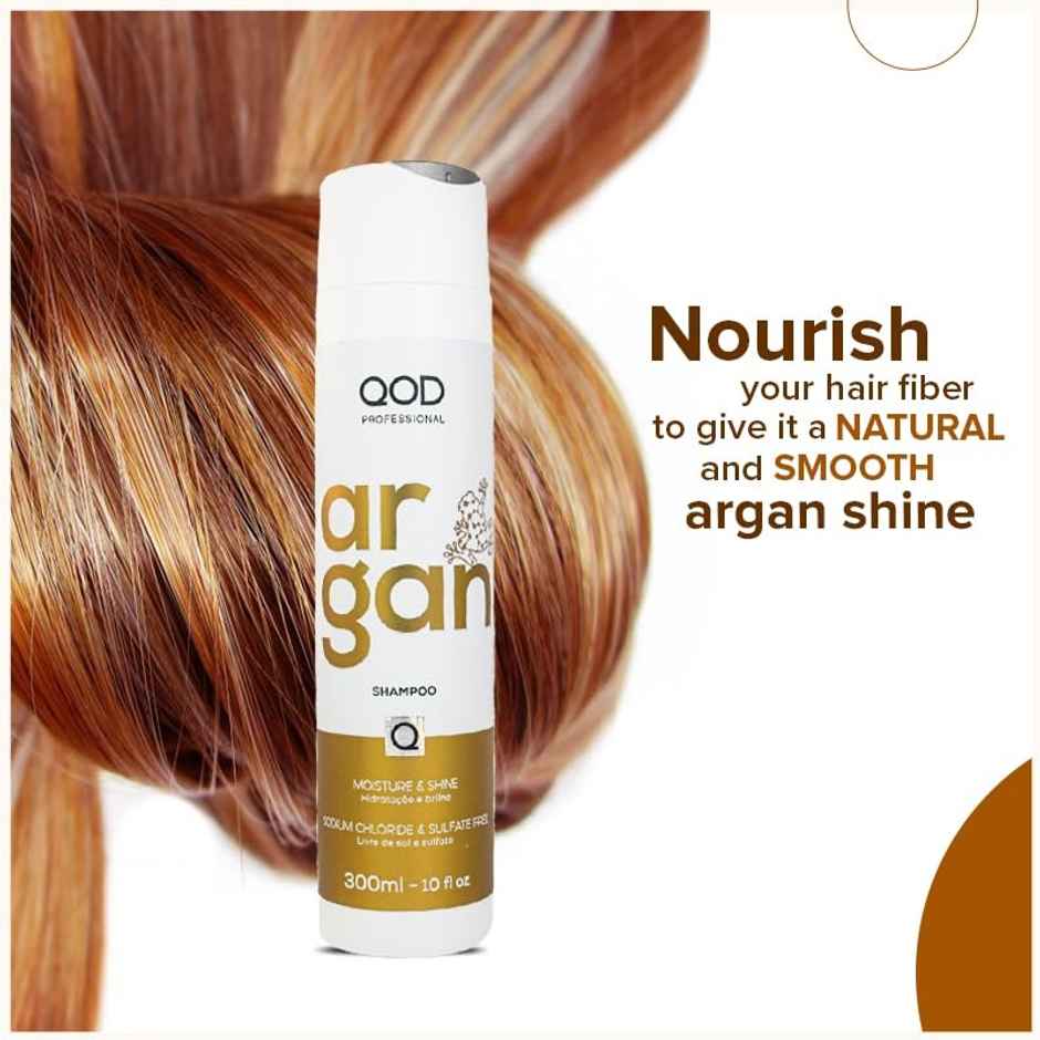 Qod Professional Argan Shampoo Sulphate Free Sodium Chloride Free