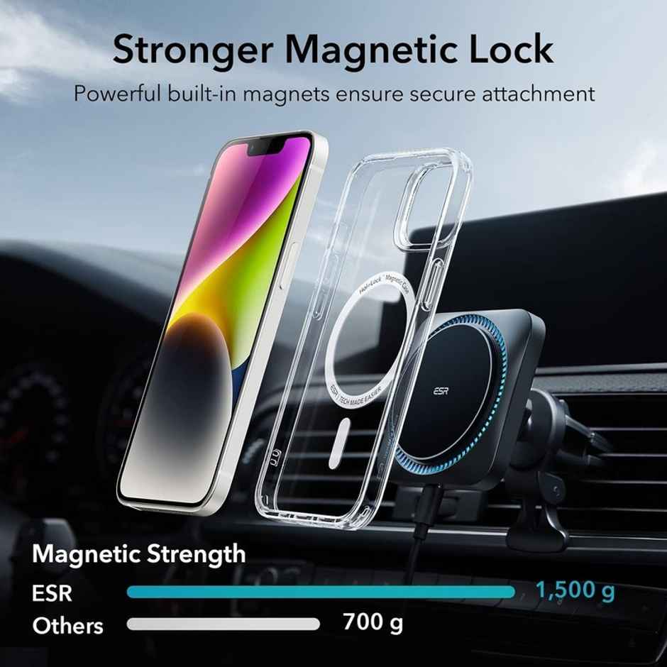 Kwine Case Apple iPhone 14 Pro Max Back Cover - Magsafe Case - Transparent