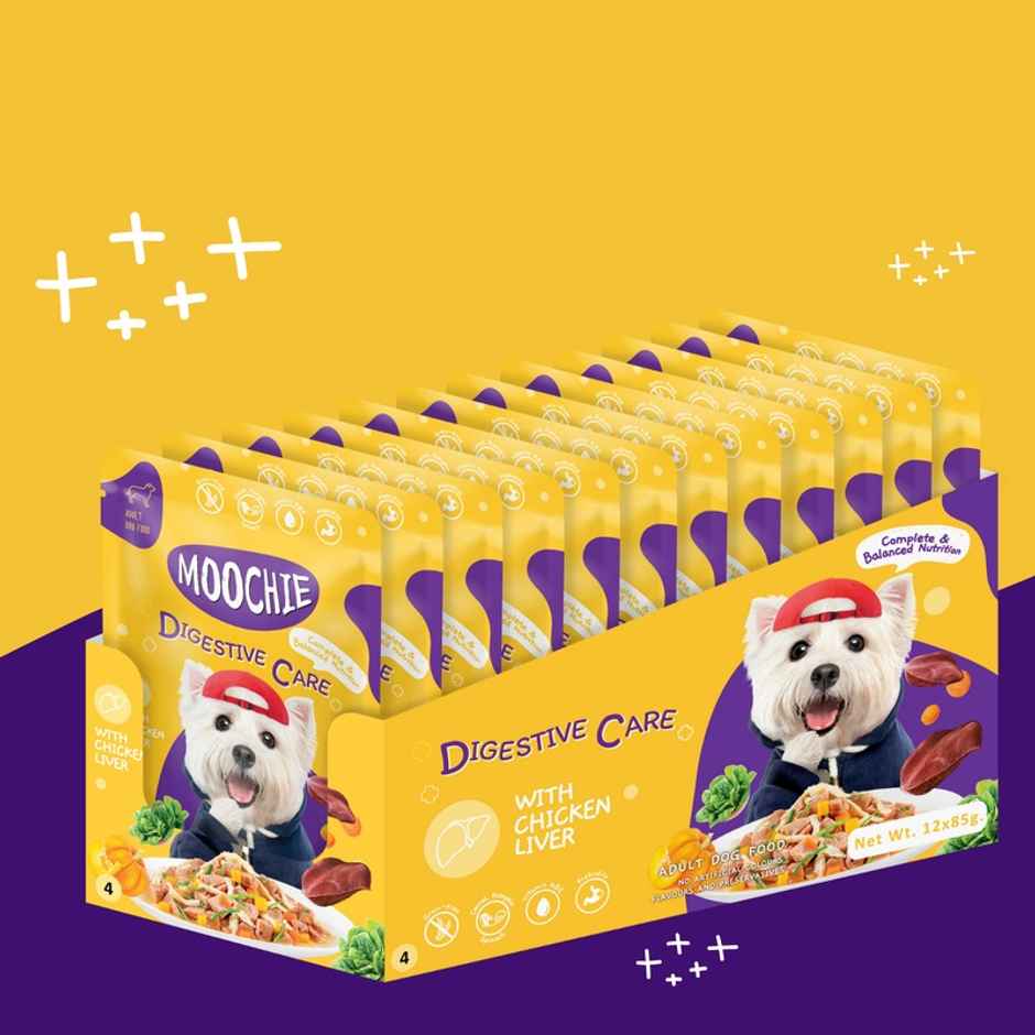 Moochie Dog Wet Food - Digestive Care - Casserole With Chicken Liver Gravy | Grain-Free