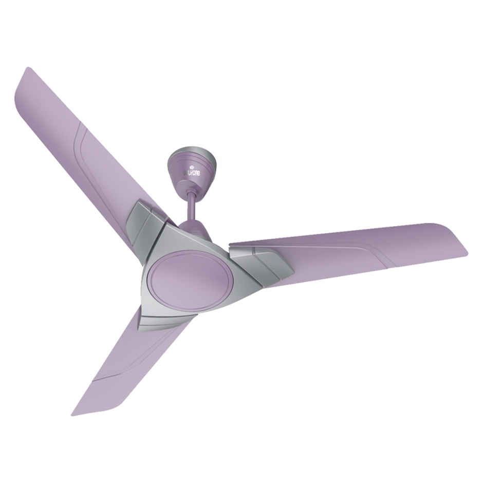 Polycab Aereo Plus Ceiling Fan, 1200mm, Star Rated, 100% Copper, Rust-Proof Blades, Lilac Silver