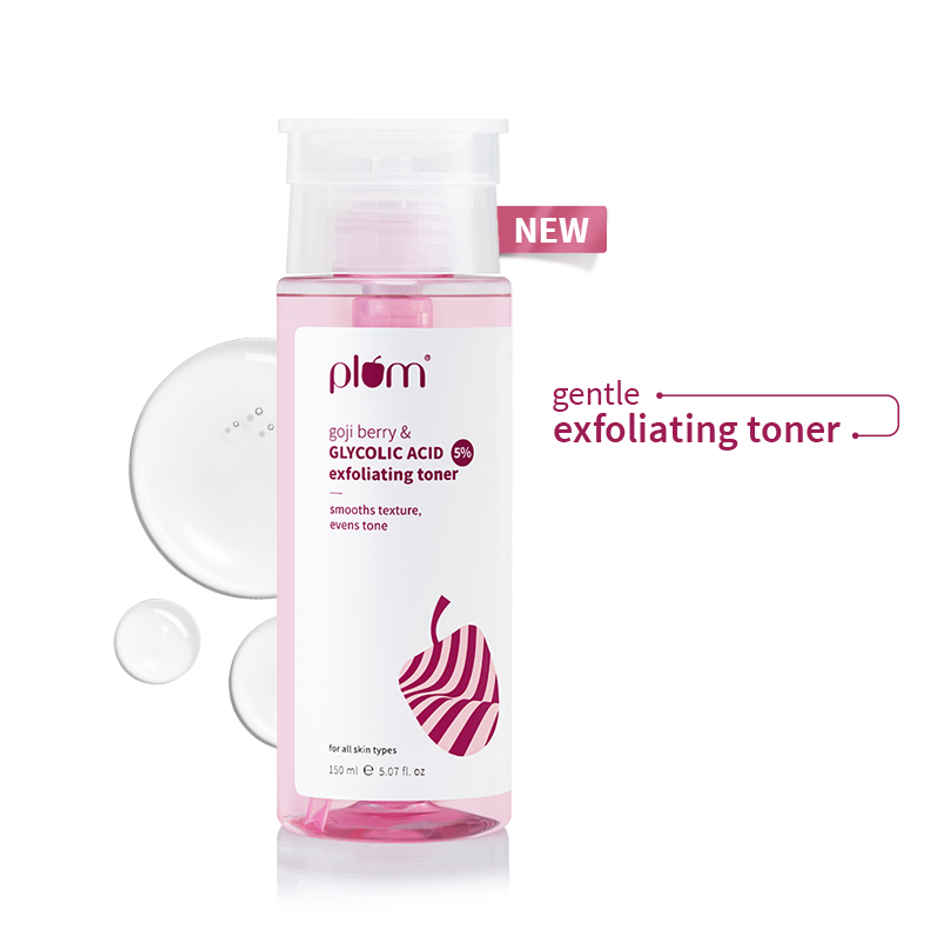 Plum Goji Berry & Glycolic Acid 5% Exfoliating Toner
