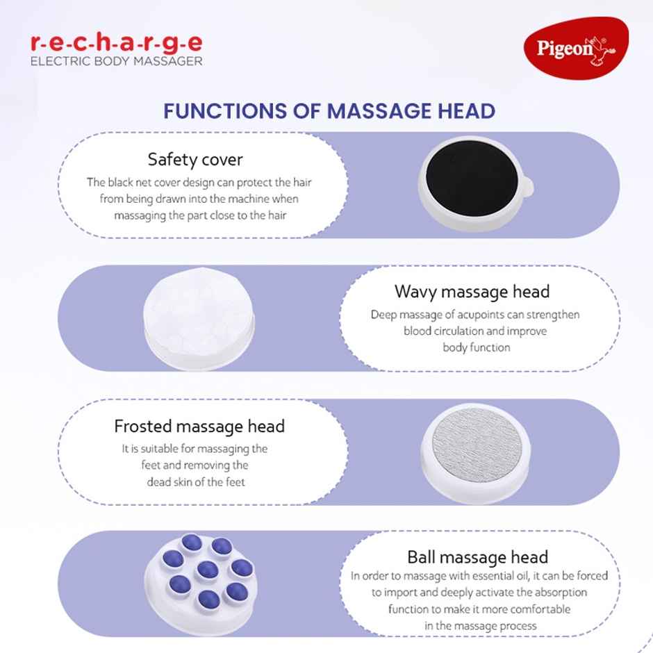 Pigeon Electric Body Massager 4 in 1 Laze