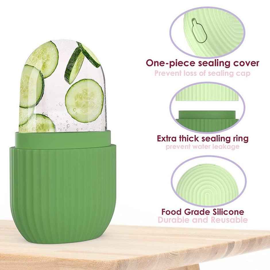 Bronson Professional Classic Silicone Ice Facial Roller | Color May Vary