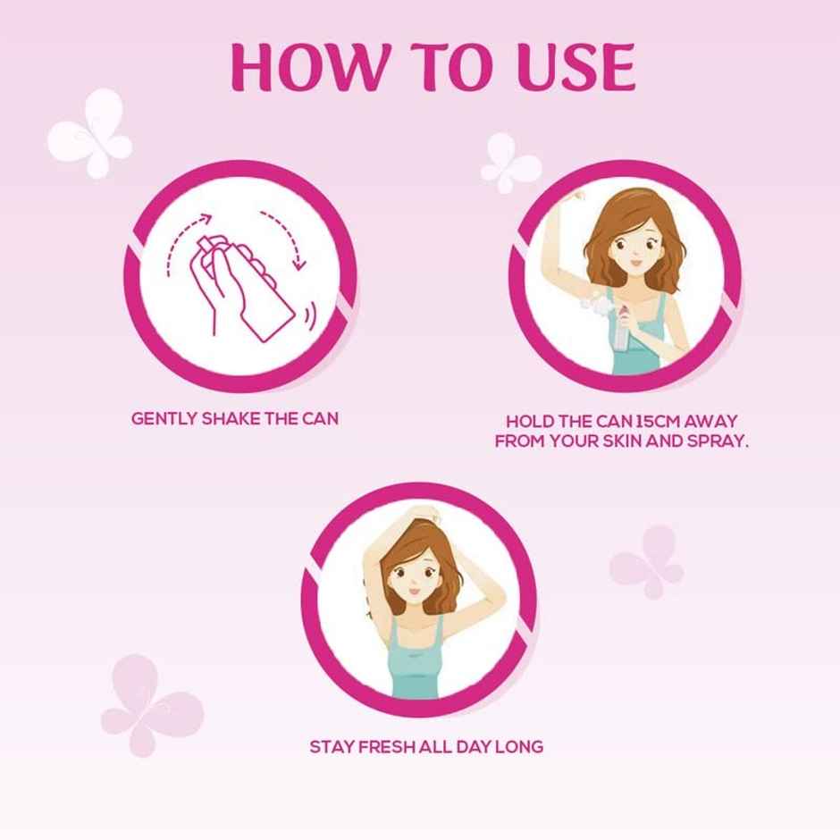 Spinz Mystic White Perfumed Deo For Women With Fresh Lily Fragrance