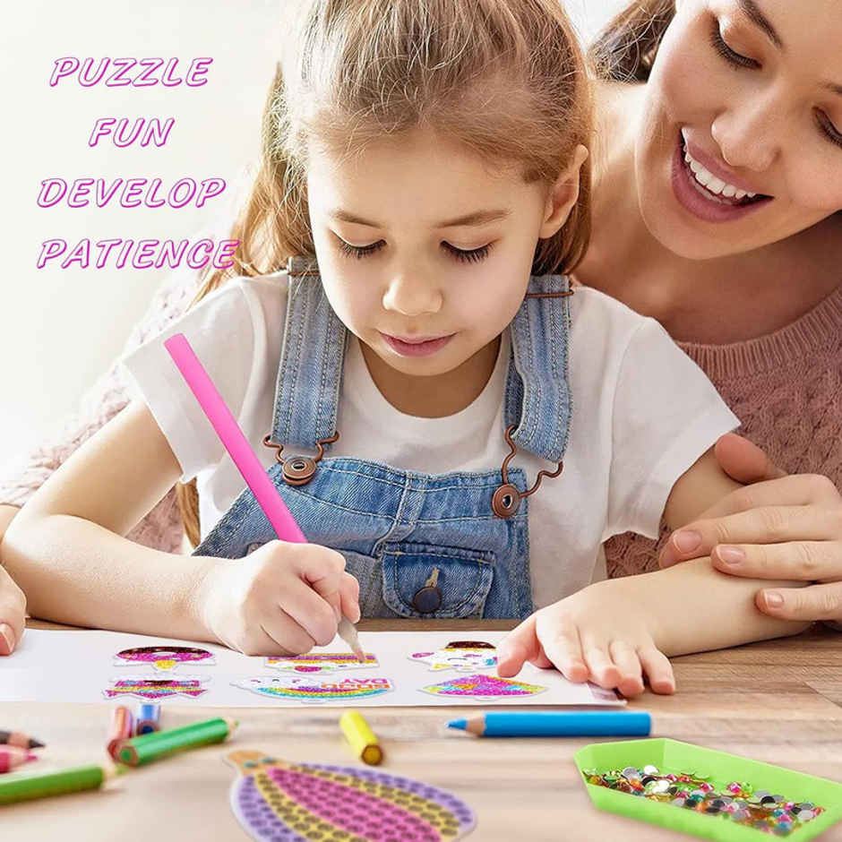 Fablue Unicorn Diamond Art Craft Kit for Kids