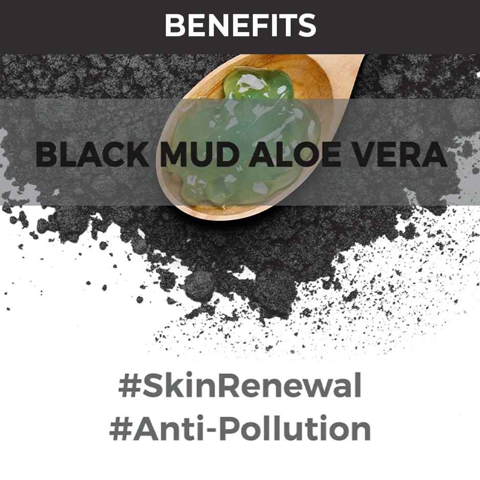 Nykaa Skin Secrets Black Mud + Aloe Vera