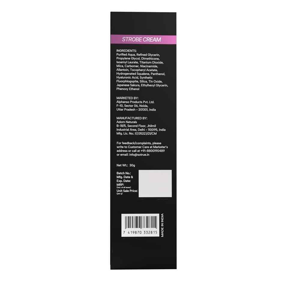 Sotrue Strobe Cream | Pink | With Hyaluronic Acid