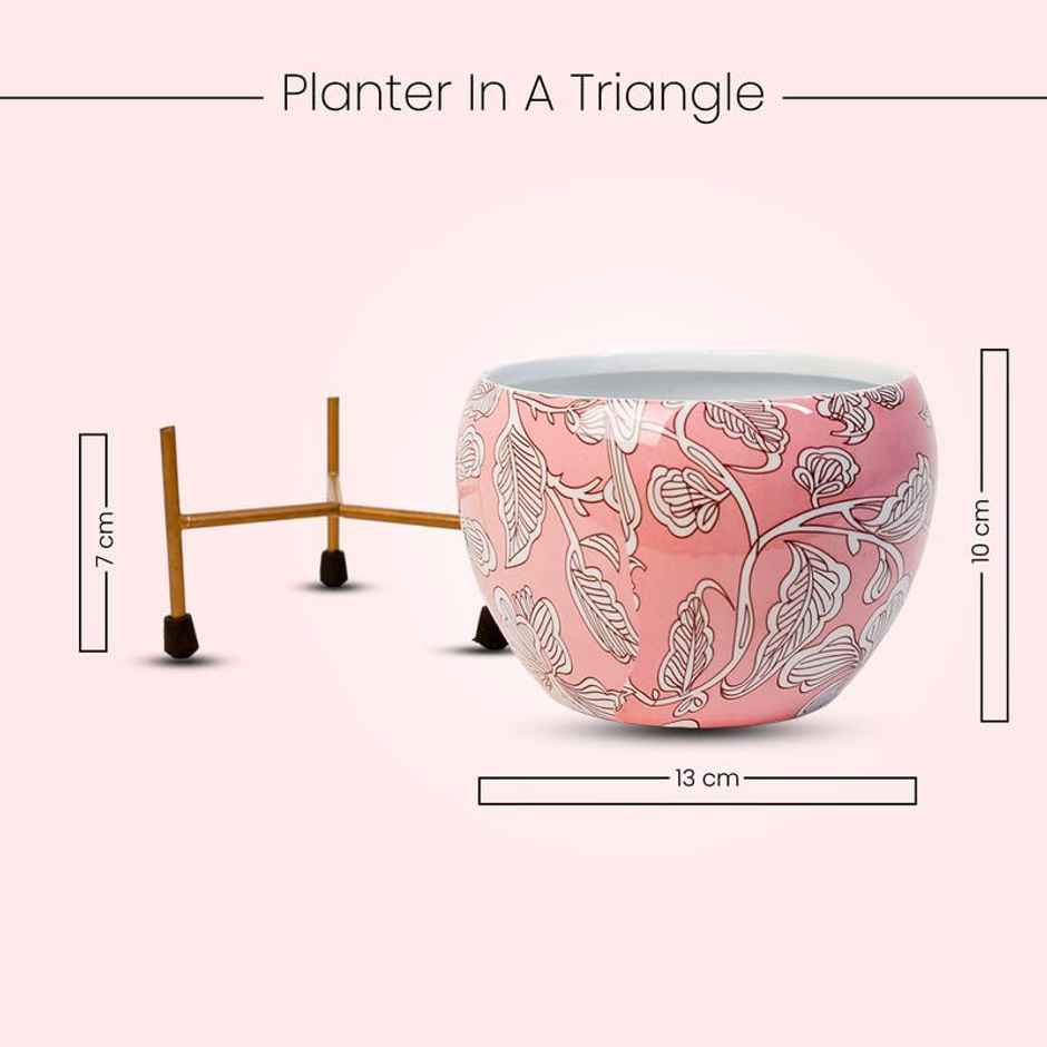 Peng Essentials Reva Home Decor Vase With Stand I Desktop/Bedroom Corner Table/Home Decor Centepie