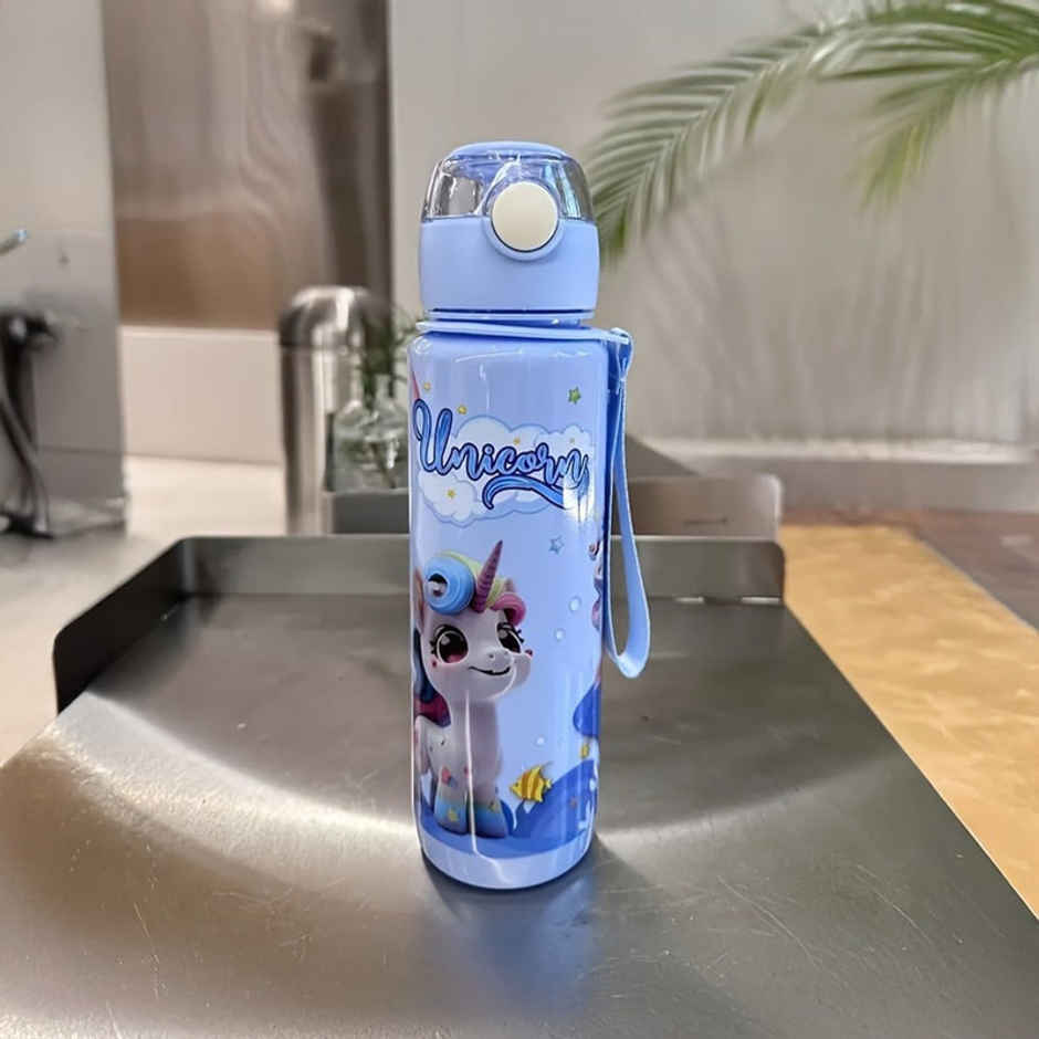 Fablue Unicorn Sipper Kids Bottle | Light Blue